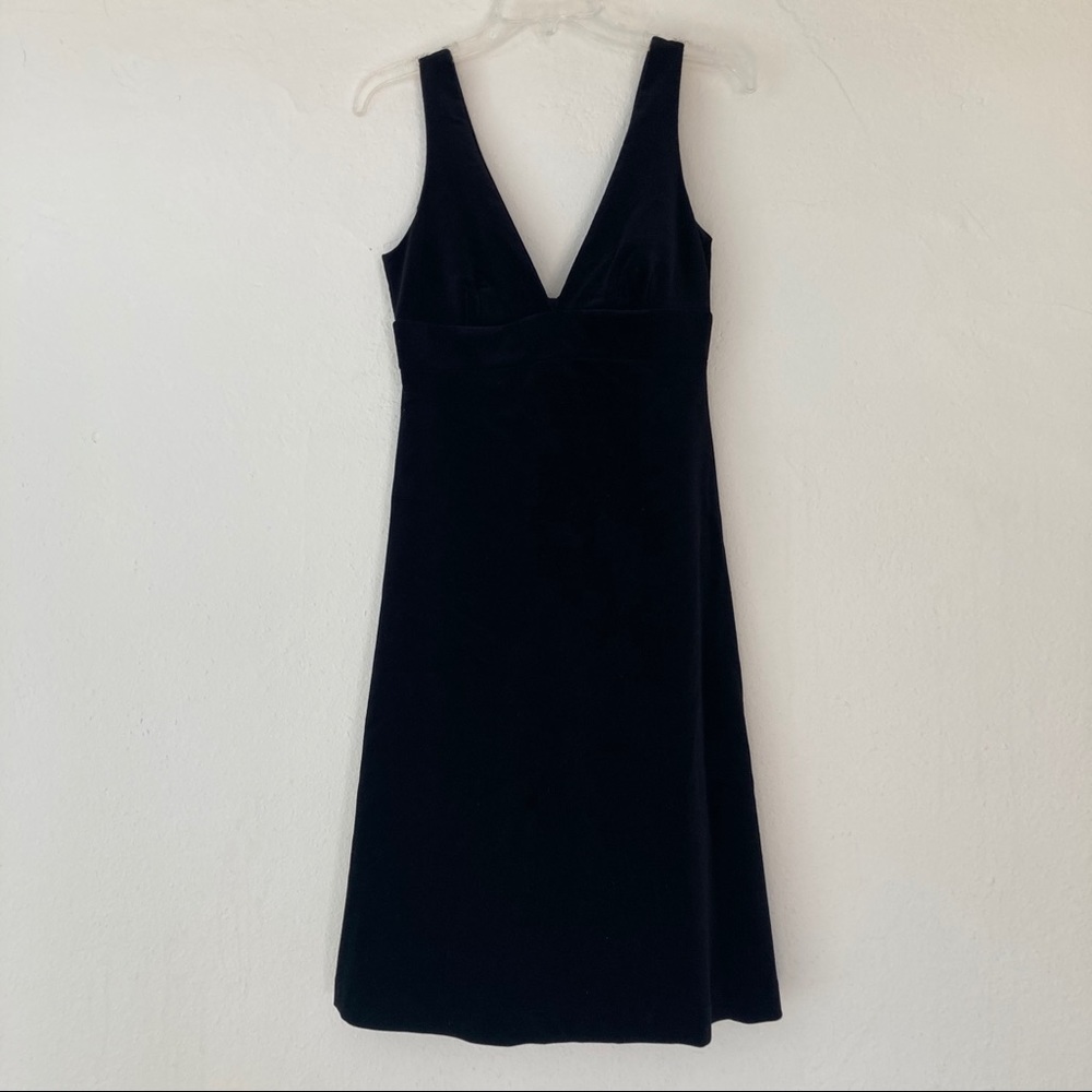 J. Crew Factory Velvet Sleeveless A-Line Dress